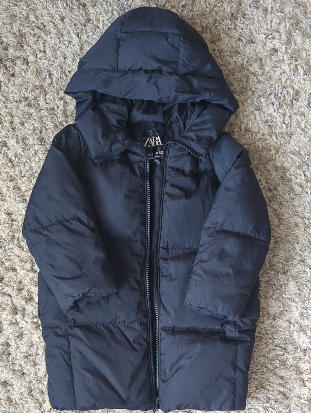 Zara Kids Long Puffer Parka Jacket